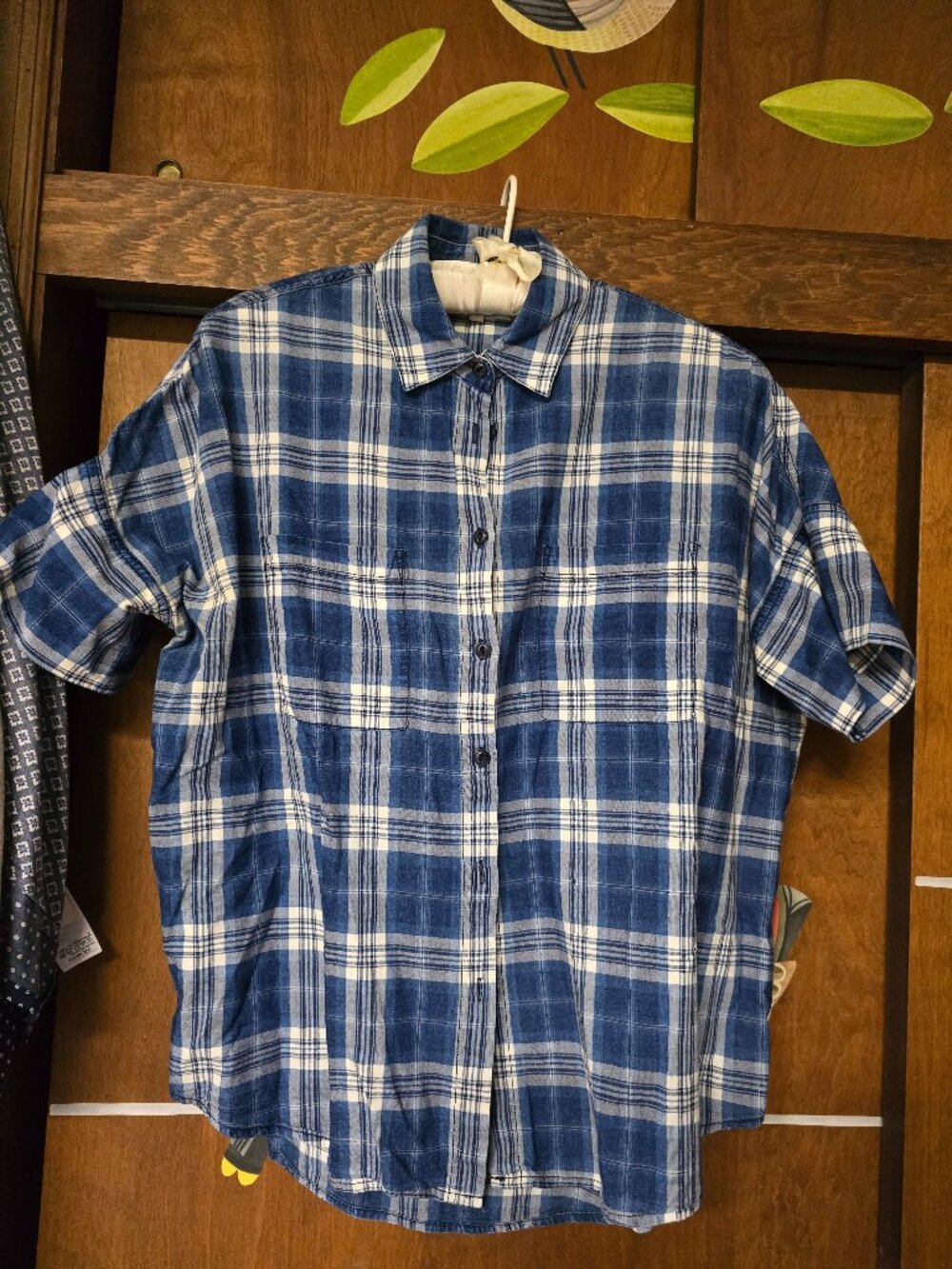Madewell Courier Short Sleeved Blouse size S